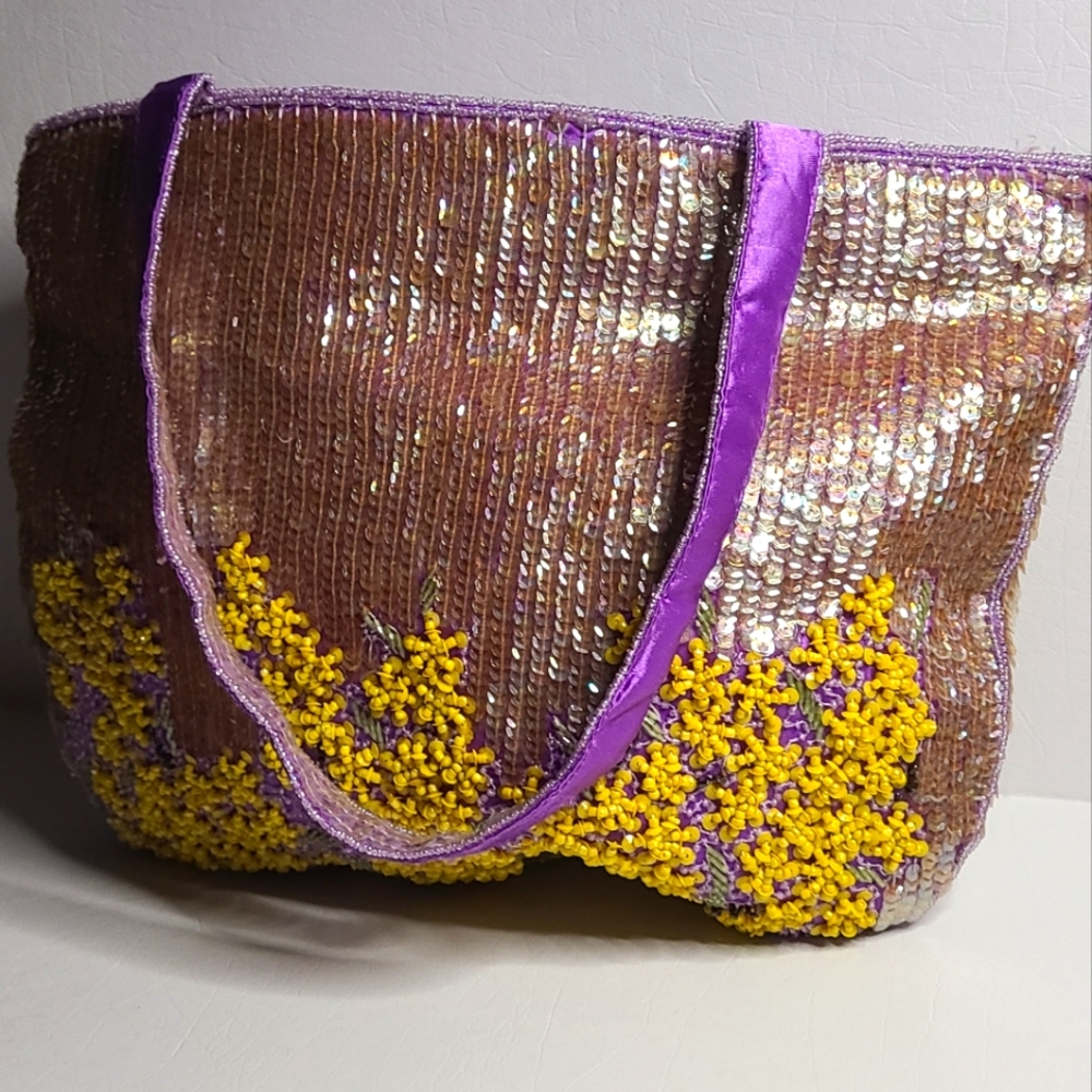 Sparkly Daisy Shoudler Bag
